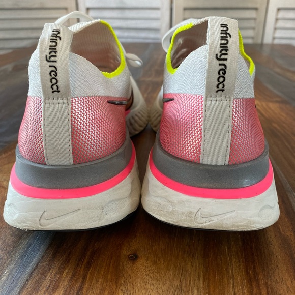 Women’s Nike React Infinity Run Flyknit Sneakers - Picture 4 of 15
